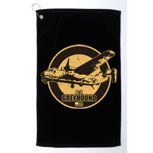 C2 Greyhound (distressed) Platinum Collection Golf Towel