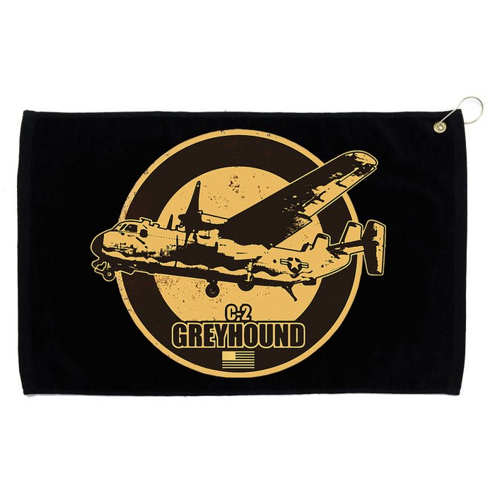 C2 Greyhound (distressed) Grommeted Golf Towel