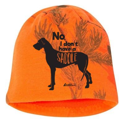 Cute Great Dane Mom Top Large Dog No I Dont Have A Saddle Kati - Camo Knit Beanie