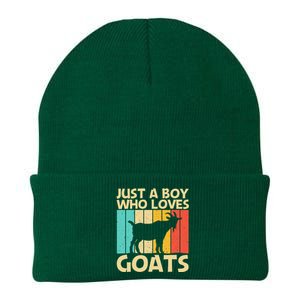 Cool Goat Design For Goat Farmer Farming Lovers Knit Cap Winter Beanie