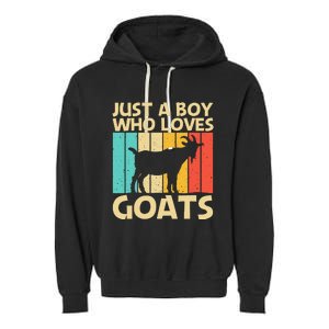 Cool Goat Design For Goat Farmer Farming Lovers Garment-Dyed Fleece Hoodie