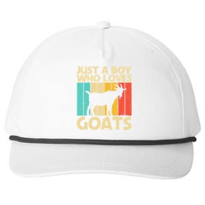 Cool Goat Design For Goat Farmer Farming Lovers Snapback Five-Panel Rope Hat