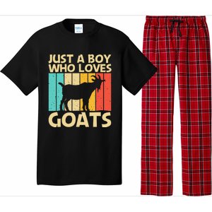 Cool Goat Design For Goat Farmer Farming Lovers Pajama Set