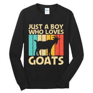 Cool Goat Design For Goat Farmer Farming Lovers Tall Long Sleeve T-Shirt