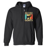 Cool Goat Design For Goat Farmer Farming Lovers Full Zip Hoodie