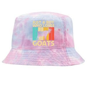 Cool Goat Design For Goat Farmer Farming Lovers Tie-Dyed Bucket Hat