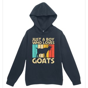 Cool Goat Design For Goat Farmer Farming Lovers Urban Pullover Hoodie