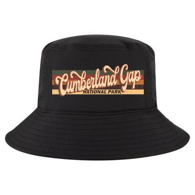 Cumberland Gap Derby Kentucky Us Beach Vintage Retro 70s 80s Gift Cool Comfort Performance Bucket Hat
