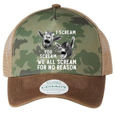 Cute Goat Design Pygmy Goat Farmer Goat Lover Gift Legacy Tie Dye Trucker Hat