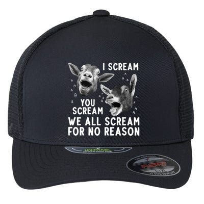 Cute Goat Design Pygmy Goat Farmer Goat Lover Gift Flexfit Unipanel Trucker Cap