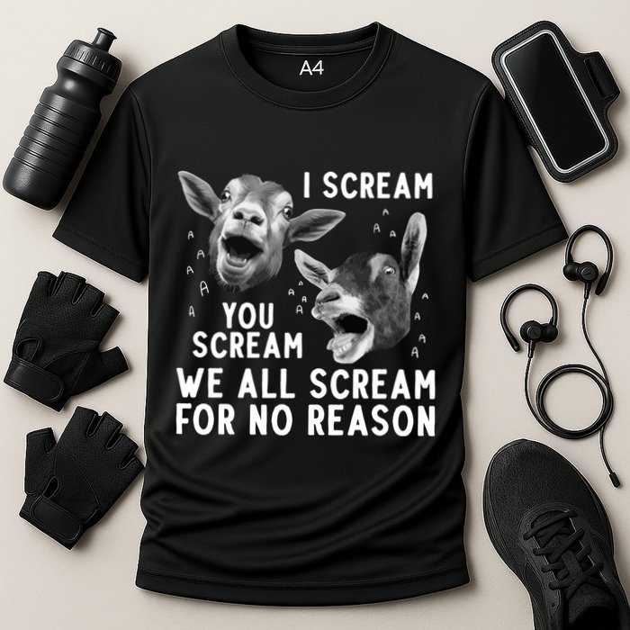 Cute Goat Design Pygmy Goat Farmer Goat Lover Gift Cooling Performance Crew T-Shirt