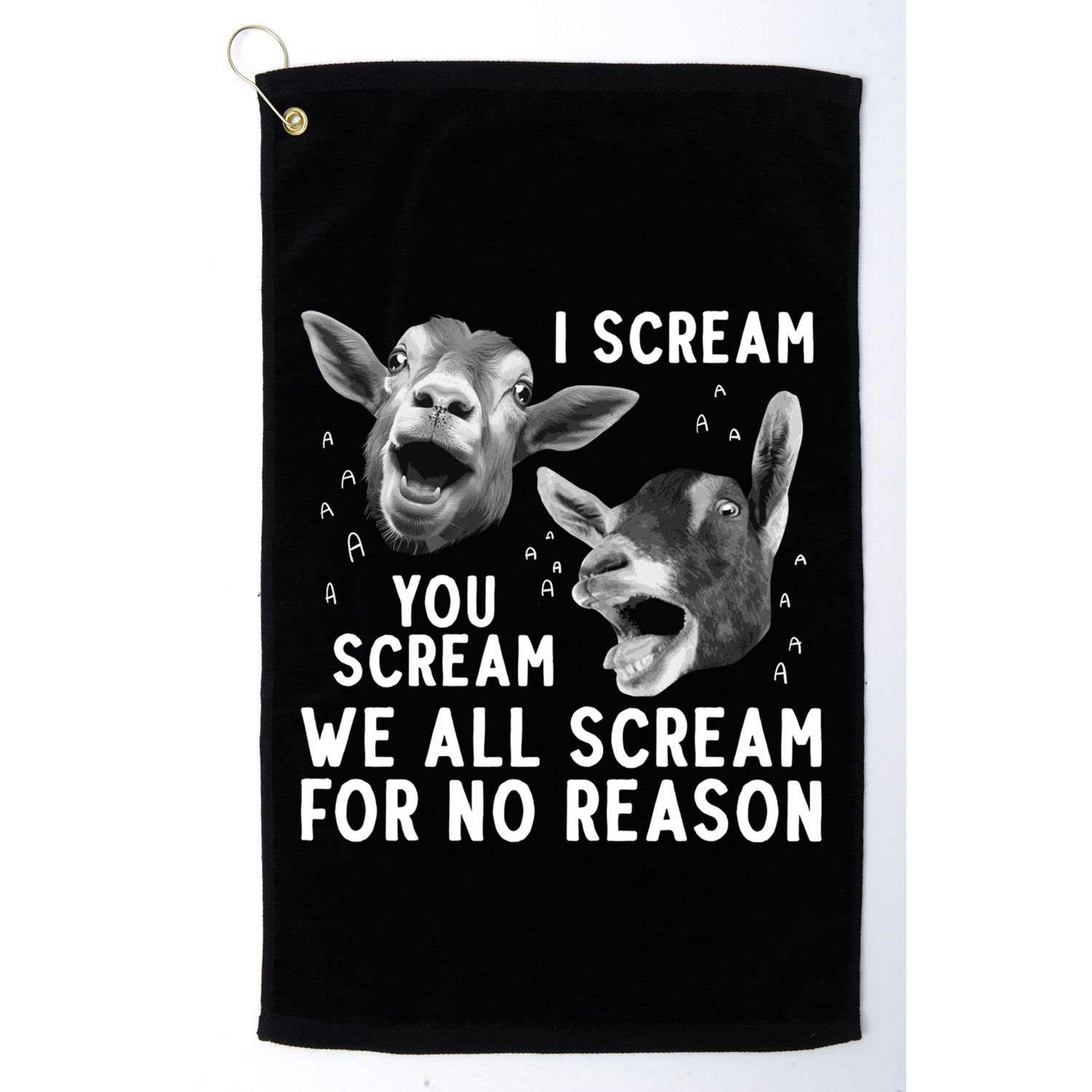 Cute Goat Design Pygmy Goat Farmer Goat Lover Gift Golf Towel