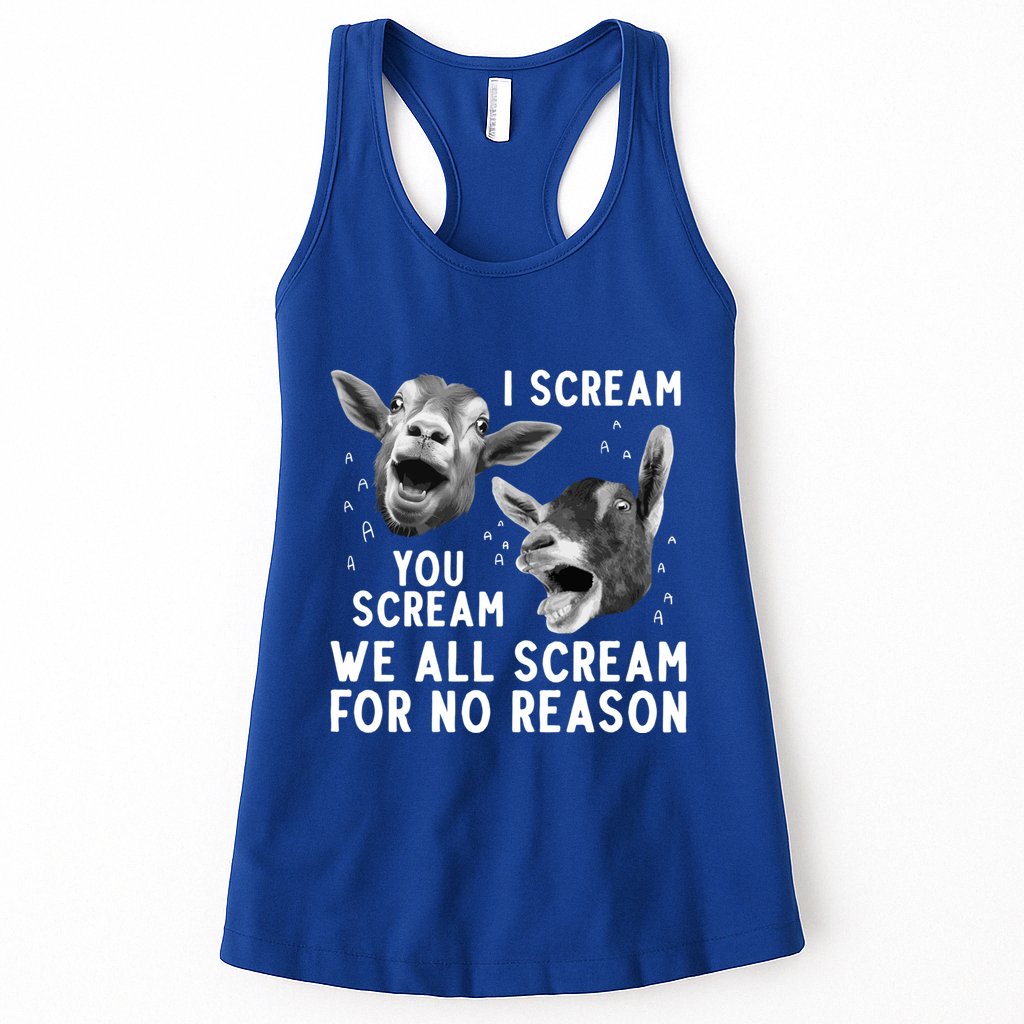 Cute Goat Design Pygmy Goat Farmer Goat Lover Gift Womens Tank Top