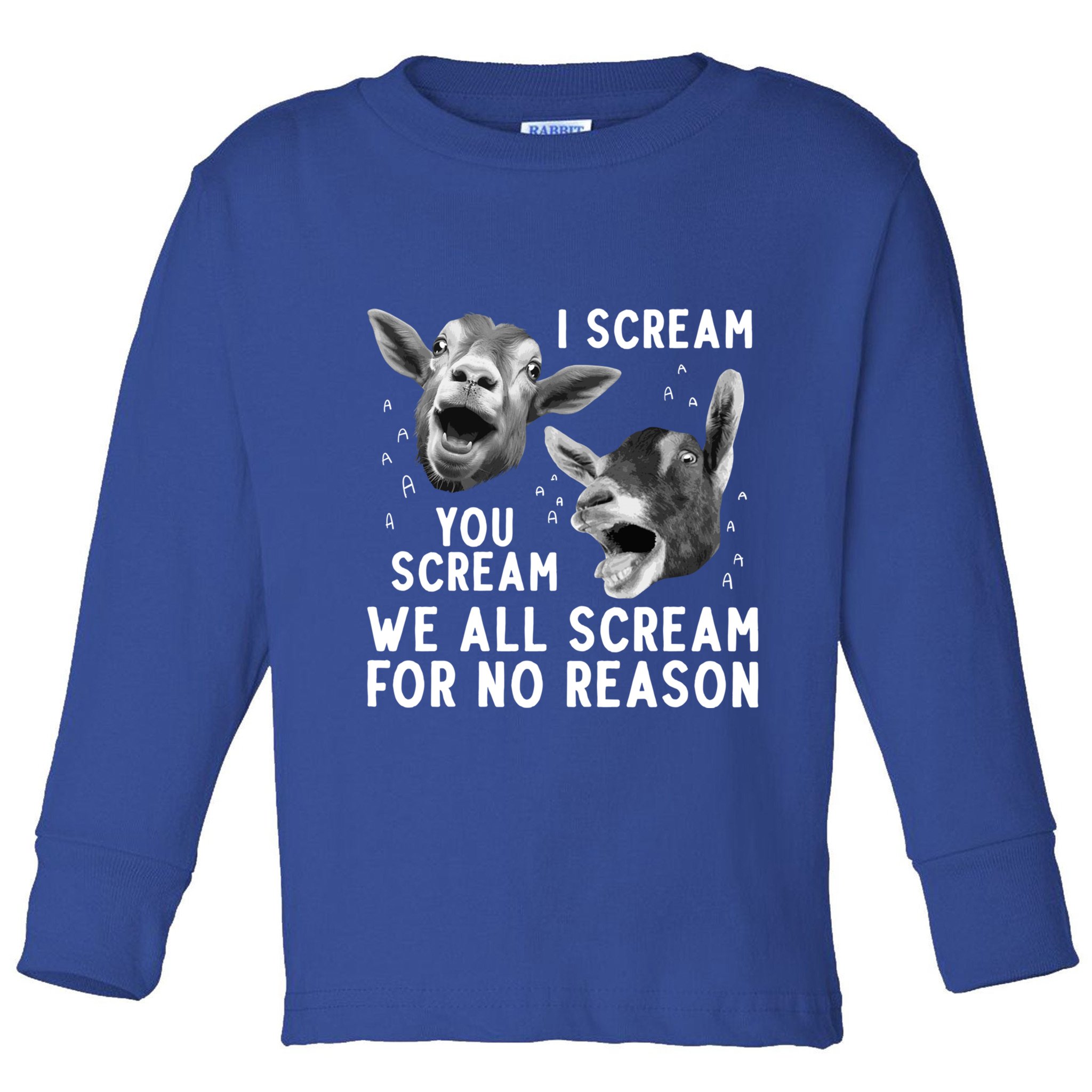 Cute Goat Design Pygmy Goat Farmer Goat Lover Gift Toddler Long Sleeve Shirt