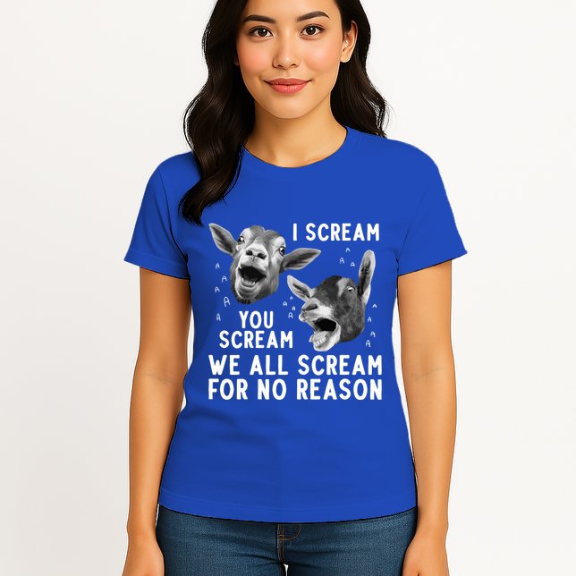 Cute Goat Design Pygmy Goat Farmer Goat Lover Gift Womens T-Shirt