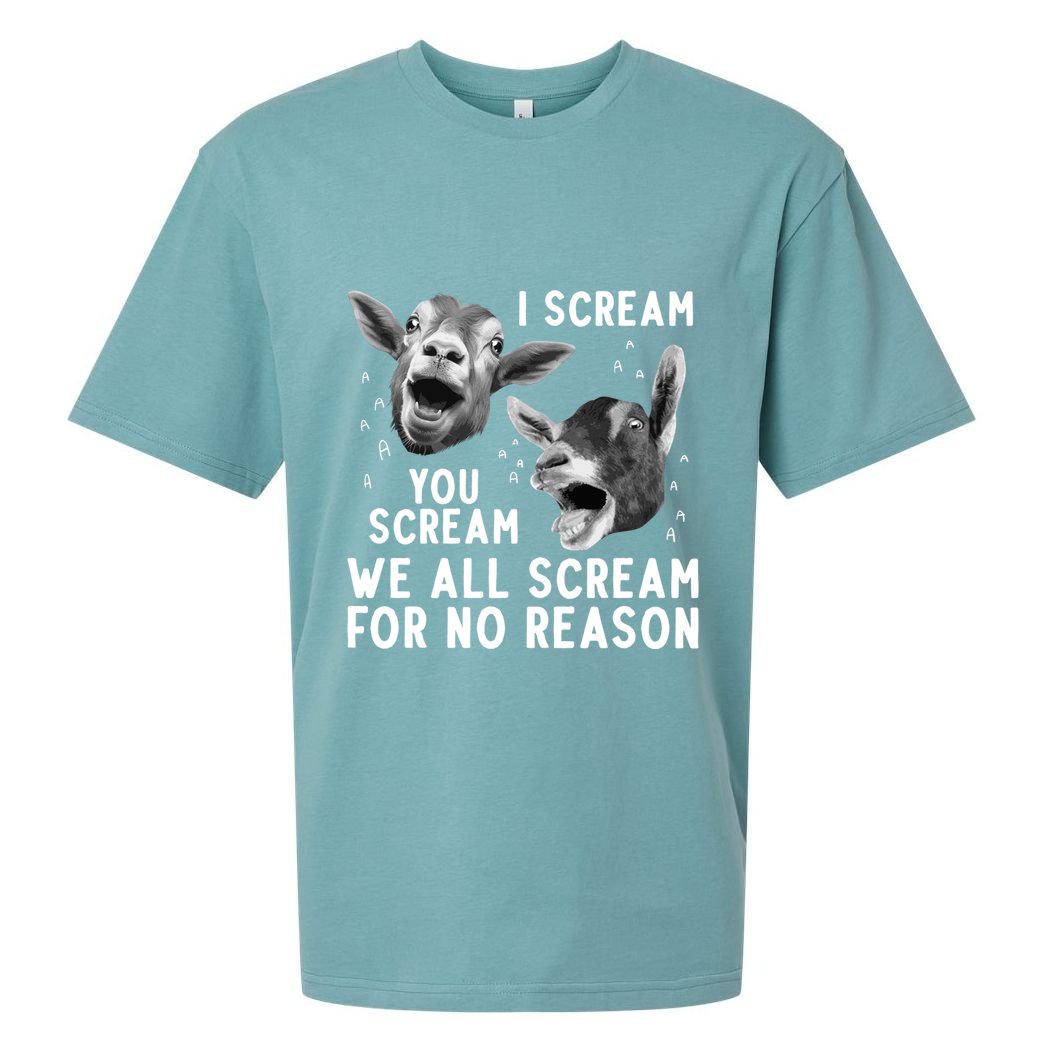 Cute Goat Design Pygmy Goat Farmer Goat Lover Gift Sueded Cloud Jersey T-Shirt
