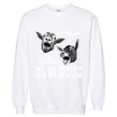 Cute Goat Design Pygmy Goat Farmer Goat Lover Gift Garment-Dyed Sweatshirt