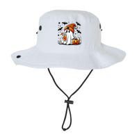 Cute Ghost Drinking Coffee Halloween Ghost Coffee Legacy Cool Fit Booney Bucket Hat