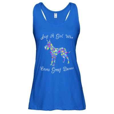 Cute Great Dane Dog Lover Inspired Sayings Funny Gift Gift Ladies Essential Flowy Tank