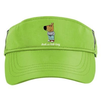 Chill Guy Dog Funny Chill Guy Meme Adult Drive Performance Visor