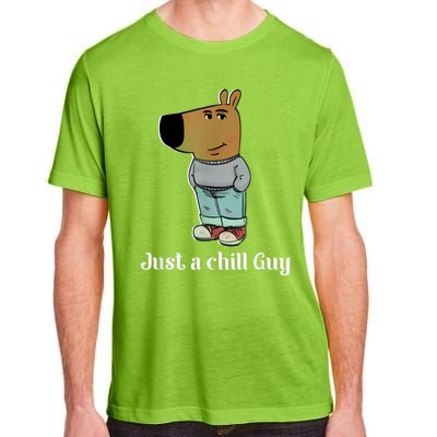 Chill Guy Dog Funny Chill Guy Meme Adult ChromaSoft Performance T-Shirt