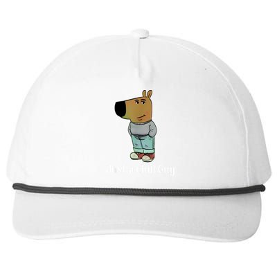 Chill Guy Dog Funny Chill Guy Meme Snapback Five-Panel Rope Hat