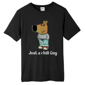 Chill Guy Dog Funny Chill Guy Meme Tall Fusion ChromaSoft Performance T-Shirt