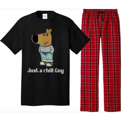 Chill Guy Dog Funny Chill Guy Meme Pajama Set