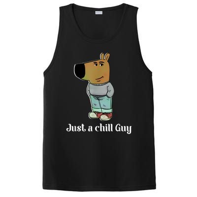 Chill Guy Dog Funny Chill Guy Meme PosiCharge Competitor Tank