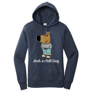 Chill Guy Dog Funny Chill Guy Meme Women's Pullover Hoodie