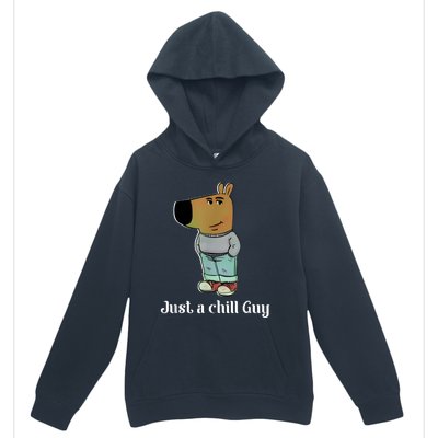 Chill Guy Dog Funny Chill Guy Meme Urban Pullover Hoodie