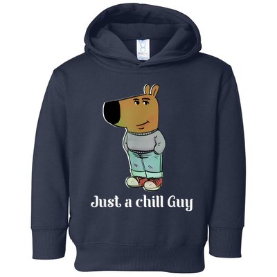 Chill Guy Dog Funny Chill Guy Meme Toddler Hoodie