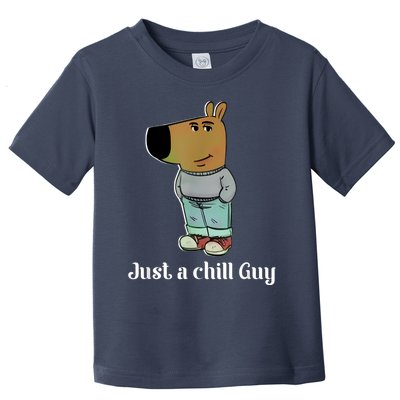 Chill Guy Dog Funny Chill Guy Meme Toddler T-Shirt