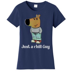 Chill Guy Dog Funny Chill Guy Meme Women's T-Shirt