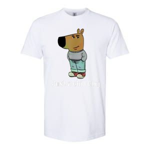 Chill Guy Dog Funny Chill Guy Meme Softstyle CVC T-Shirt