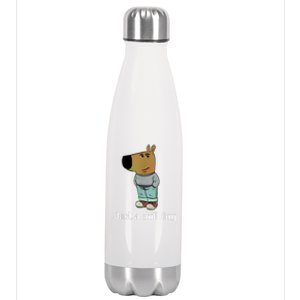 Chill Guy Dog Funny Chill Guy Meme Stainless Steel Insulated Water Bottle