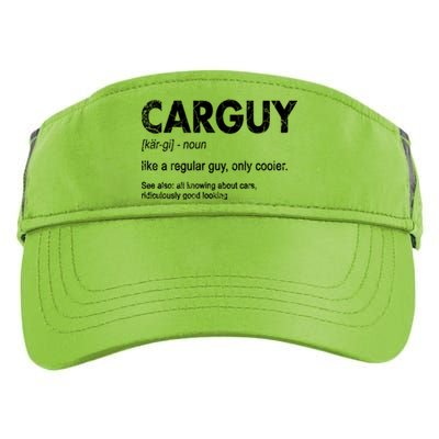 Car Guy Definition Classic Funny Adult Drive Performance Visor