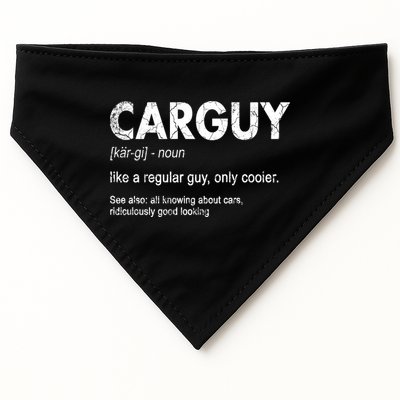 Car Guy Definition Classic Funny USA-Made Doggie Bandana