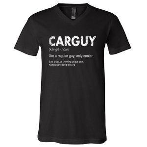 Car Guy Definition Classic Funny V-Neck T-Shirt