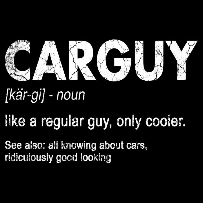 Car Guy Definition Classic Funny 7-Panel Snapback Hat