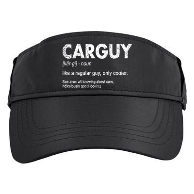 Car Guy Definition Classic Funny Adult Drive Performance Visor