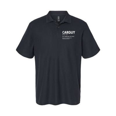 Car Guy Definition Classic Funny Polo