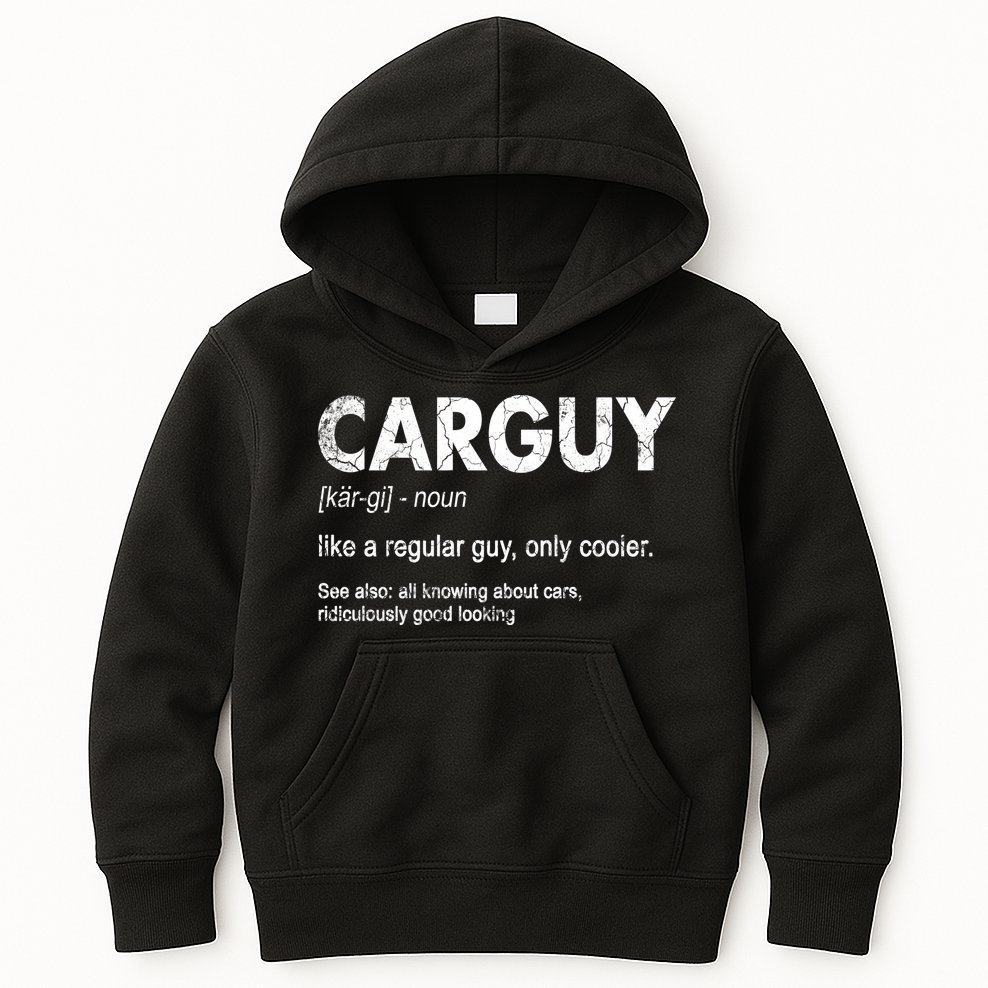 Car Guy Definition Classic Funny Kids Hoodie