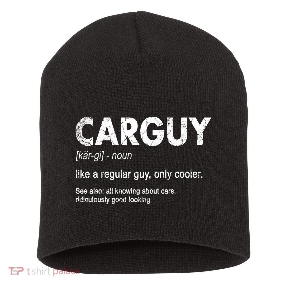 Car Guy Definition Classic Funny Short Acrylic Beanie