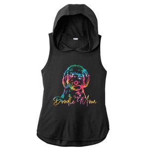 Cute Golden Doodle Mom Tie Dye Meaningful Gift Funny Talk Doodle To Me Gift Ladies PosiCharge Tri-Blend Wicking Draft Hoodie Tank