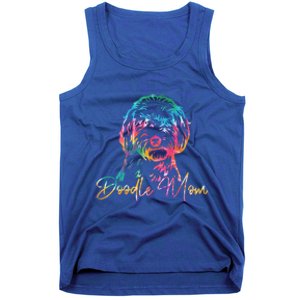 Cute Golden Doodle Mom Tie Dye Meaningful Gift Funny Talk Doodle To Me Gift Tank Top