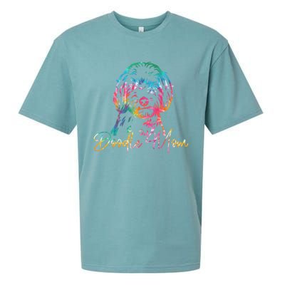 Cute Golden Doodle Mom Tie Dye Meaningful Gift Funny Talk Doodle To Me Gift Sueded Cloud Jersey T-Shirt