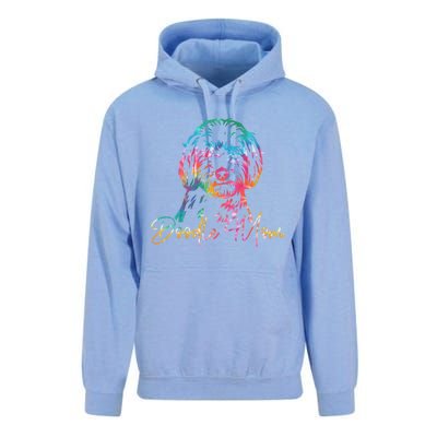 Cute Golden Doodle Mom Tie Dye Meaningful Gift Funny Talk Doodle To Me Gift Unisex Surf Hoodie