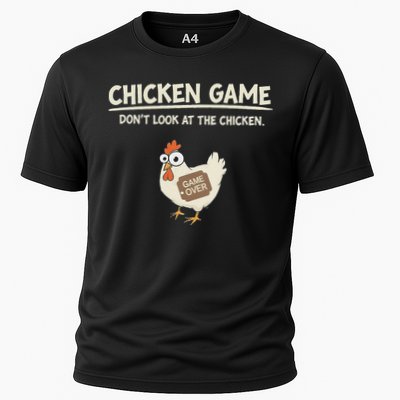 Chicken Game DonT Look Cooling Performance Crew T-Shirt