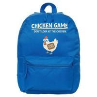 Chicken Game DonT Look 16 in Basic Backpack